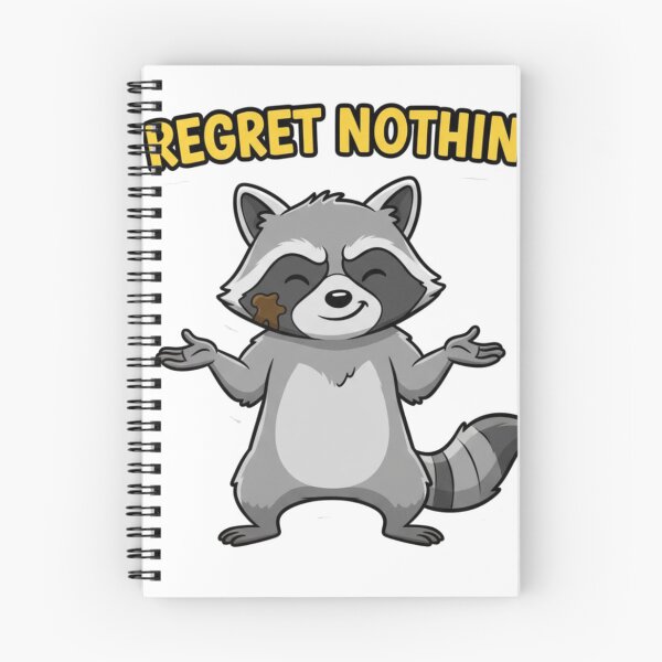 Item preview, No Regrets Raccoon designed and sold by Star-Racc.