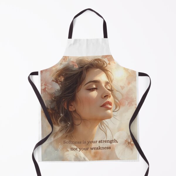 Item preview, Softness Is Your Strength – Empowering Feminine Quote Art designed and sold by Boski22.
