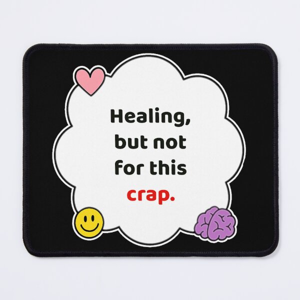 Item preview, Coping Humor – Healing But Not For This – Gift for Burnout Survivors – Cute Soft Sticker designed and sold by JacobKAurumhead.