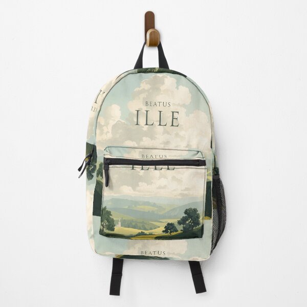 Item preview, 'Beatus ille' latin bucolic sentence designed and sold by Filologica.
