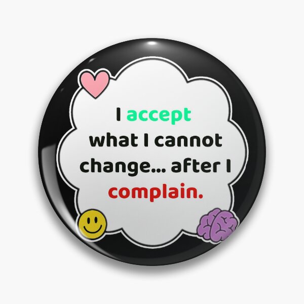 Item preview, Coping Humor – Accepting After Complaining – Gift for Anxious Friends – Cute Soft Sticker designed and sold by JacobKAurumhead.