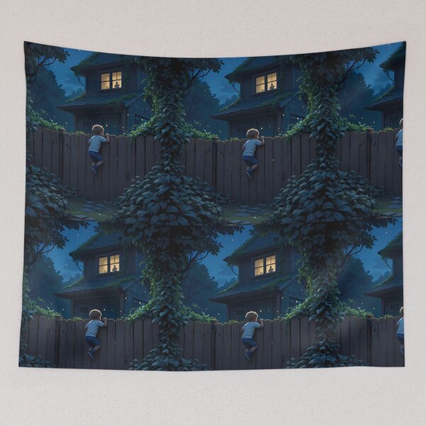 Item preview, Boy Mysterious Explorations Adventures Dramatic Detailed Scenes Nature designed and sold by ART ATTACK ZONE.