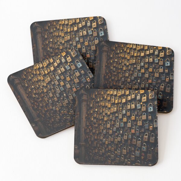 Item preview, Lock Mysterious Explorations Adventures Dramatic Detailed Scenes Nature designed and sold by ART ATTACK ZONE.