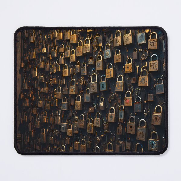 Item preview, Lock Mysterious Explorations Adventures Dramatic Detailed Scenes Nature designed and sold by ART ATTACK ZONE.