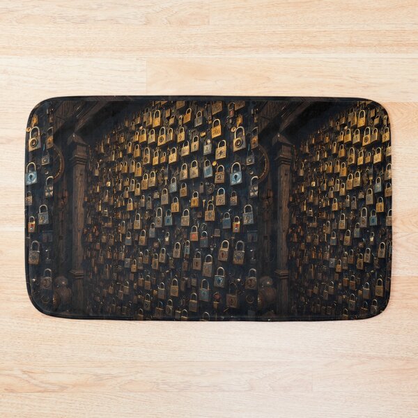 Item preview, Lock Mysterious Explorations Adventures Dramatic Detailed Scenes Nature designed and sold by ART ATTACK ZONE.