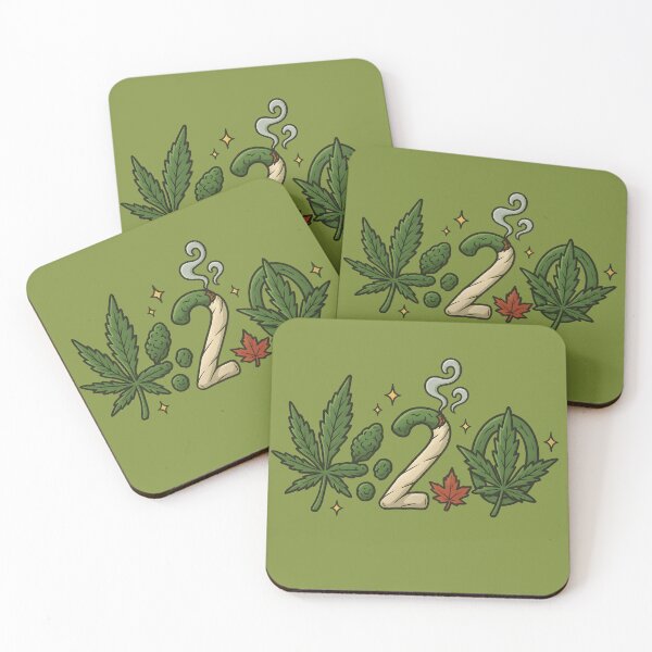 Item preview, 4:20 Canada Vibes — Chill Cannabis Art with Maple Leaf & Smoke Style | Art 4:20 Canadian Relaxed designed and sold by SpainDesign77.