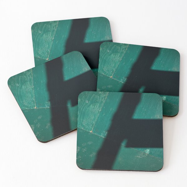 Item preview, Green Wall Shadows | Graphic Street Photography in Color designed and sold by JoelPicsGallery.