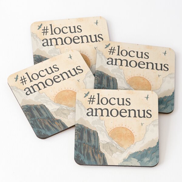 Item preview, 'Locus amoenus' latin bucolic sentence designed and sold by Filologica.