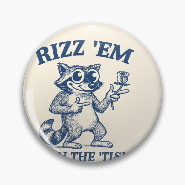 Item preview, Rizz ’Em With The ’Tism Cartoon Raccoon designed and sold by SassCity.