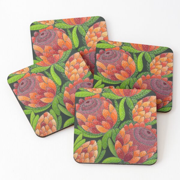 Item preview, Orange Twist Coaster designed and sold by Seirah Woodward.