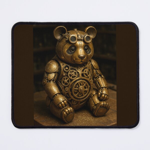 Item preview, Brass Steampunk Clockwork Panda Bear designed and sold by Tridentulus.
