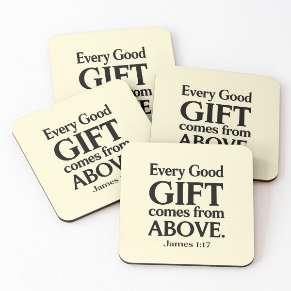Item preview, Every Good Gift Comes From Above Thanksgiving Design designed and sold by TrueImage1.