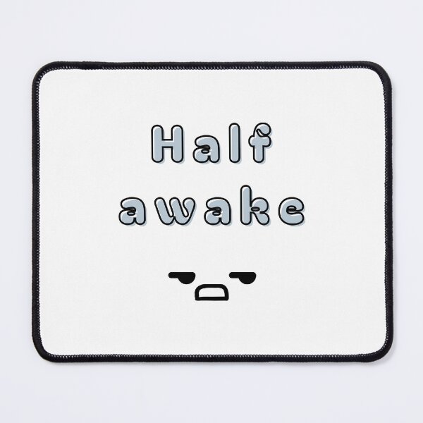 Item preview, Half Awake – Low Battery Club Winter Edition Meme Design designed and sold by mintmono-studio.