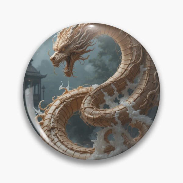 Item preview, a golden dragon in chinese temple  designed and sold by Horse Designs .