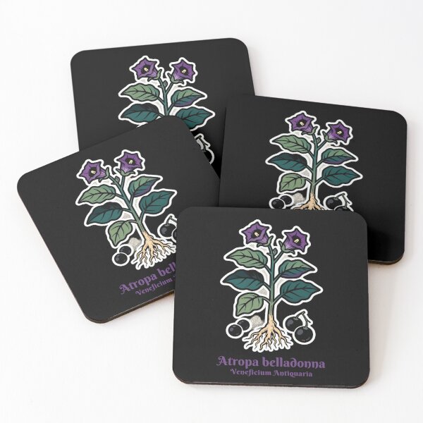 Item preview, Deadly Nightshade Sticker | Atropa Belladonna Neo-Contour Decal for Laptop designed and sold by JACI'S STORE.