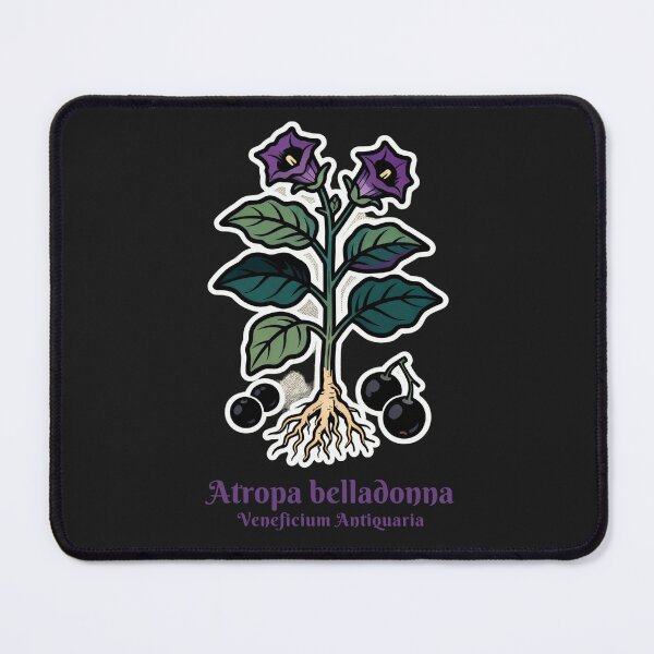 Item preview, Deadly Nightshade Sticker | Atropa Belladonna Neo-Contour Decal for Laptop designed and sold by JACI'S STORE.
