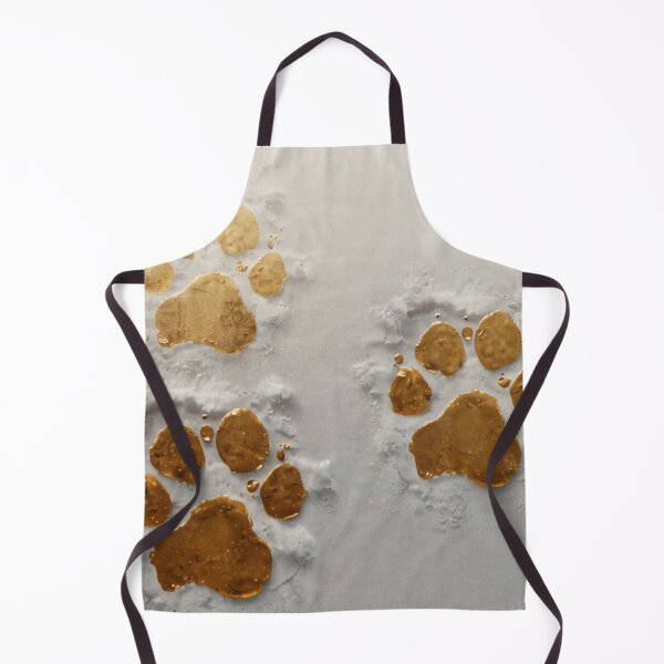 Item preview, Golden Pawprints in the Snow designed and sold by PetJoyPrintsCO.