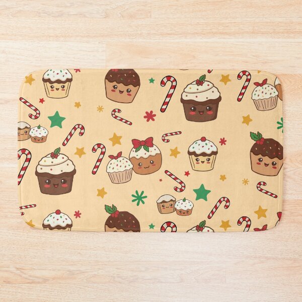 Item preview, Cute Christmas Muffins – Kawaii Holiday Sweets designed and sold by LitaBarc.