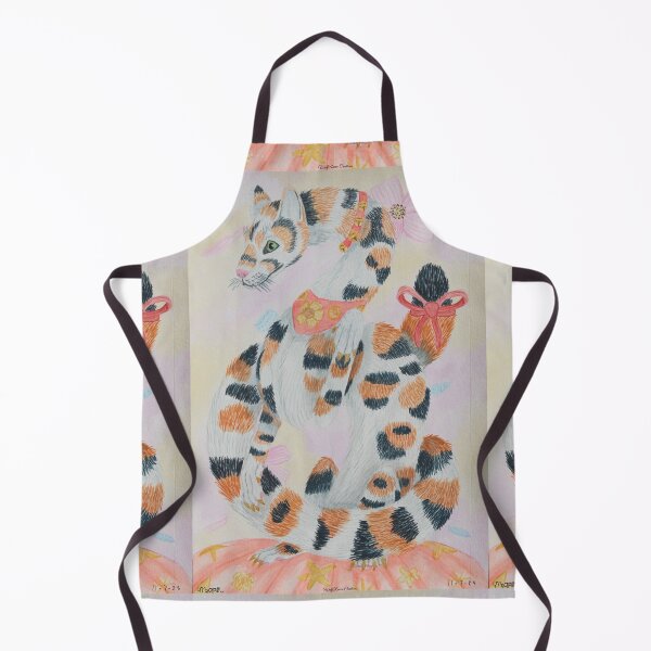 Item preview, Calico cat dragon watercolor designed and sold by WolfRaven Creations.
