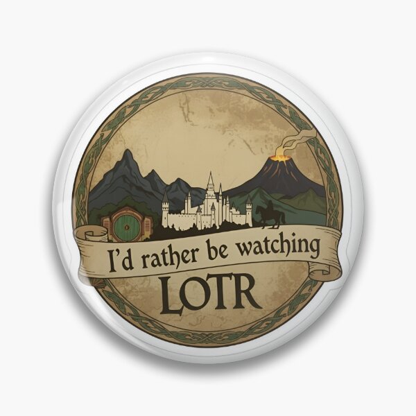 Item preview, I'd Rather Be Watching LOTR designed and sold by The Painted Topaz.