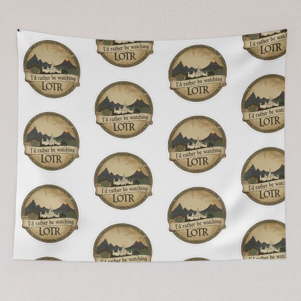 Item preview, I'd Rather Be Watching LOTR designed and sold by The Painted Topaz.