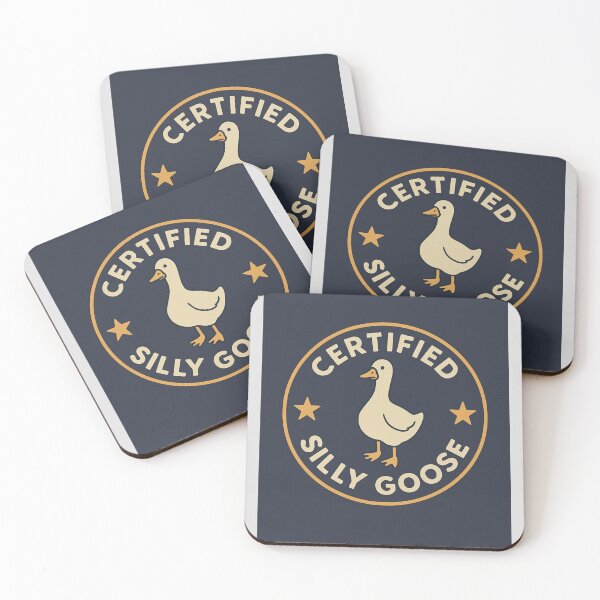 Item preview, A charming goose rocking a retro red silk scarf. Perfect for shirts, stickers and mugs. designed and sold by The Silly Goose Studio.
