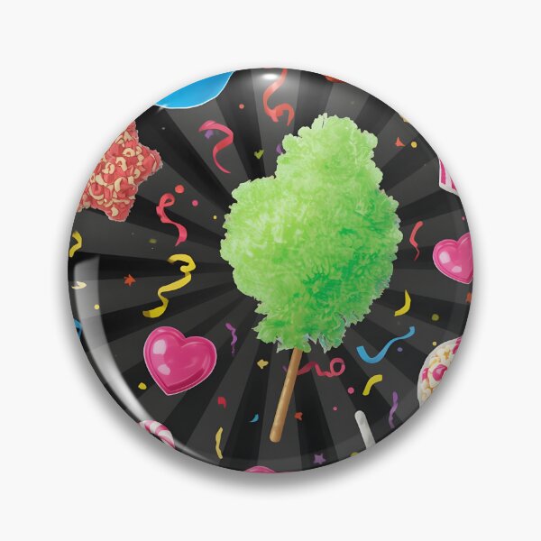 Item preview, Vibrant Candy Apples and Cotton Candy Burst on Dark Background designed and sold by MoonlitDoodles1.