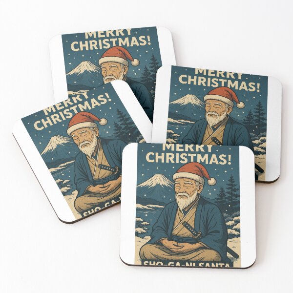Item preview, Sho-Ga-Ni Japan Santa Christmas with Mount Fuji designed and sold by Aryabek.