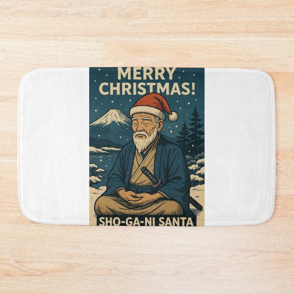 Item preview, Sho-Ga-Ni Japan Santa Christmas with Mount Fuji designed and sold by Aryabek.