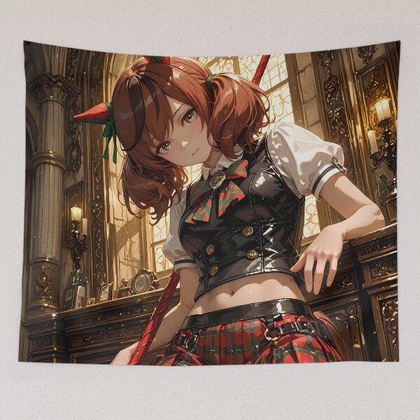Item preview, Uma Musume Nice Nature Pretty Derby Anime Girl Kawaii Gothic Fantasy Warrior designed and sold by Raslbazola.