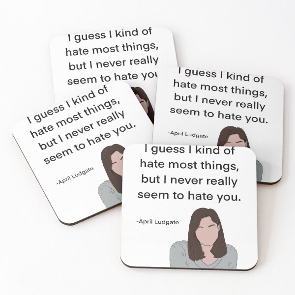 Item preview, April Ludgate Quote, hate most things designed and sold by Alyssabutcherart.