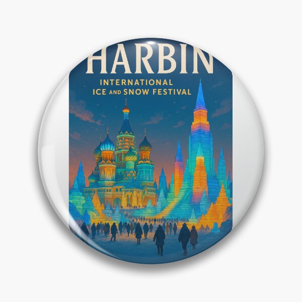 Artikelvorschau, Harbiner Schnee- und Eisfestival in der Abenddämmerung entworfen und verkauft von Aryabek.