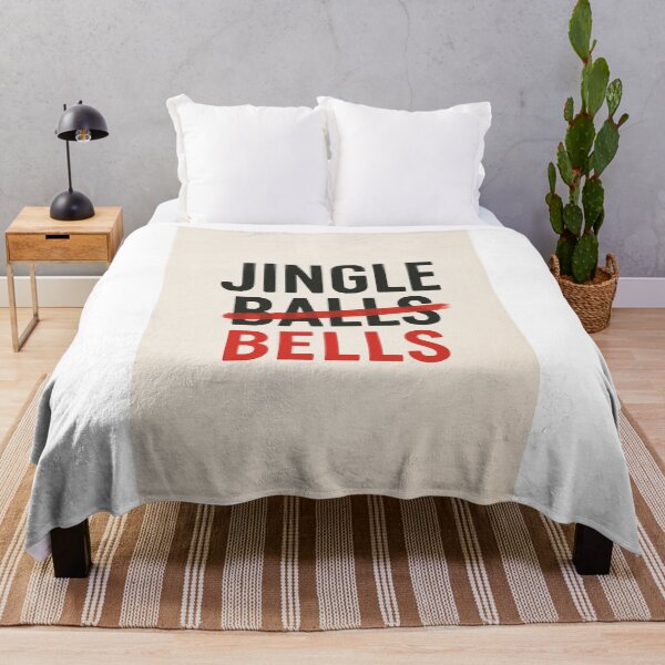 Item preview, Jingle Balls Funny Holiday Card with Word Switch designed and sold by Aryabek.