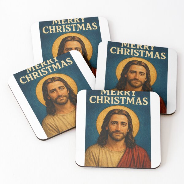 Item preview, Jake Gyllenhaal as Jesus Funny Christmas Card designed and sold by Aryabek.