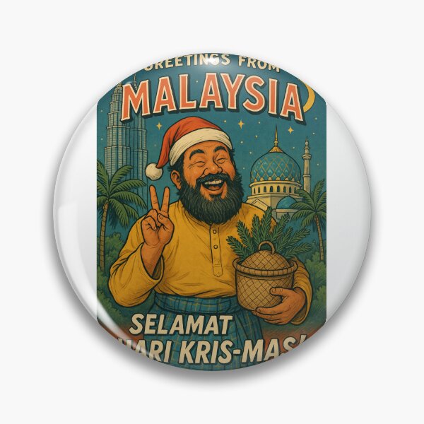 Item preview, Selamat Hari Kris-Mas from Malaysia Holiday Card designed and sold by Aryabek.