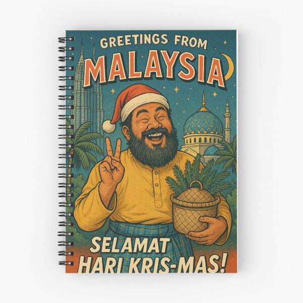 Item preview, Selamat Hari Kris-Mas from Malaysia Holiday Card designed and sold by Aryabek.