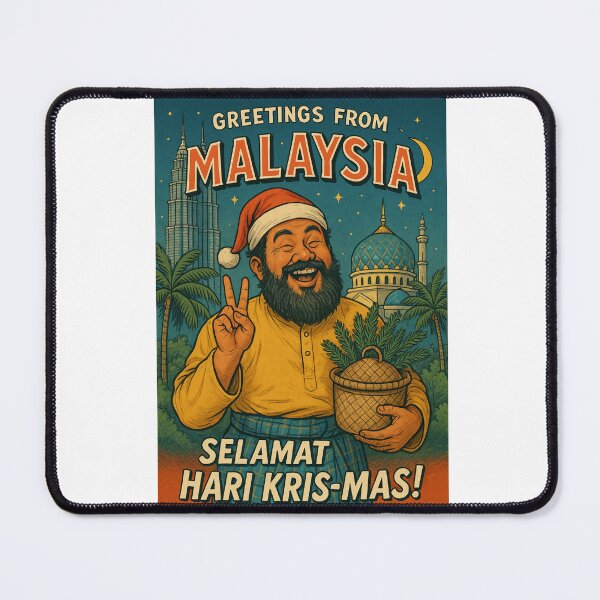Item preview, Selamat Hari Kris-Mas from Malaysia Holiday Card designed and sold by Aryabek.