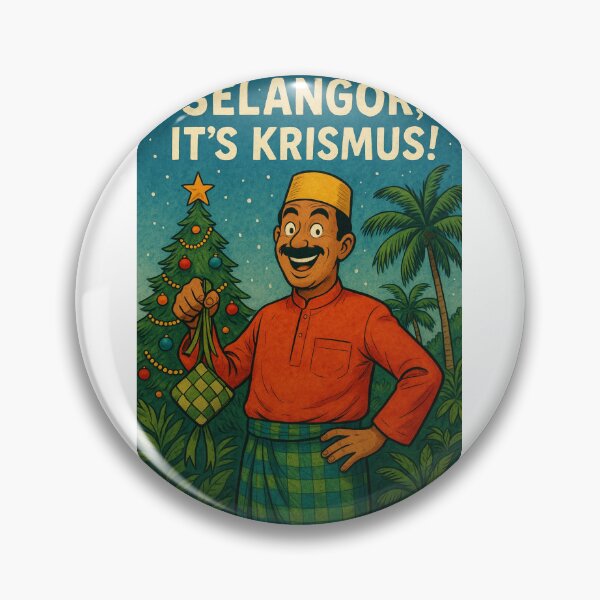 Item preview, Selangor Krismus Greeting Card with Ketupat designed and sold by Aryabek.