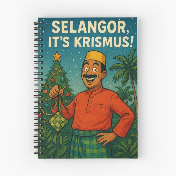 Item preview, Selangor Krismus Greeting Card with Ketupat designed and sold by Aryabek.
