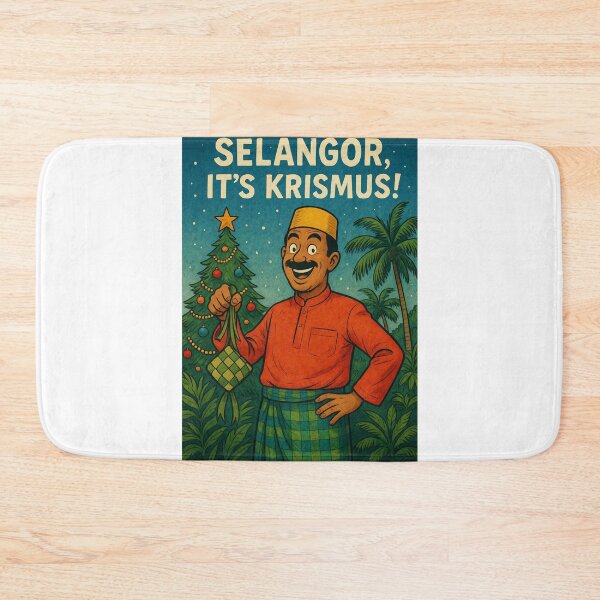 Item preview, Selangor Krismus Greeting Card with Ketupat designed and sold by Aryabek.