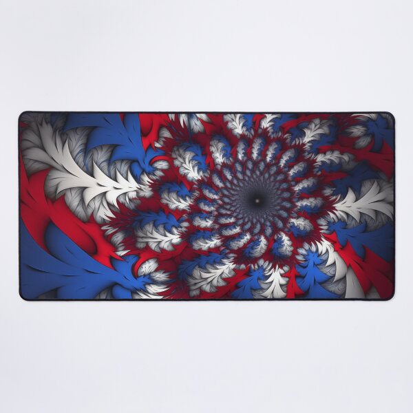 Item preview, Red, White, and Blue, Psychedelic Fractal 1 designed and sold by RedHandedOD.
