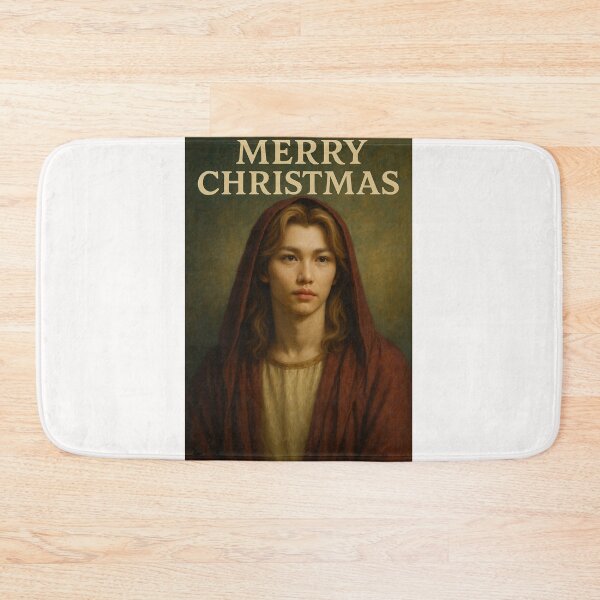 Item preview, Merry Christmas Stray Kids Felix Portrait Holiday Card designed and sold by Places On Earth.