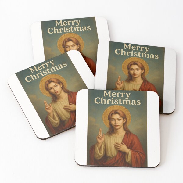 Item preview, Stray Kids Felix as Jesus Merry Christmas Card designed and sold by Places On Earth.