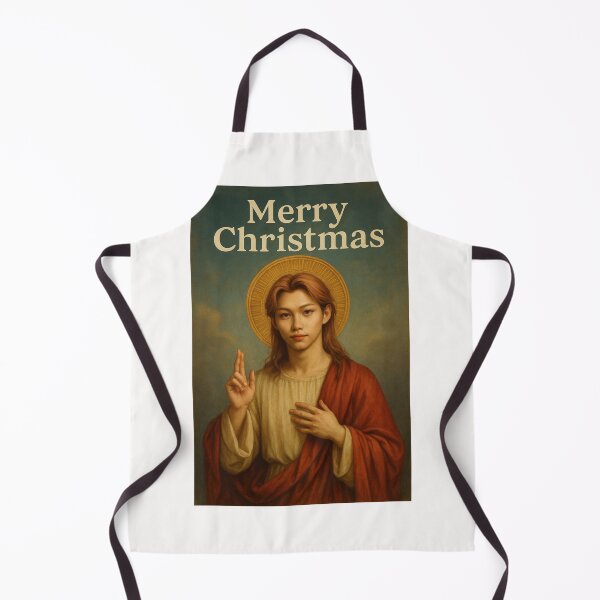 Item preview, Stray Kids Felix as Jesus Merry Christmas Card designed and sold by Places On Earth.