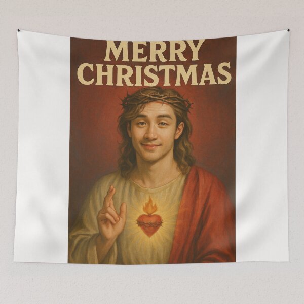 Item preview, Stray Kids Bang Chan As Jesus Merry Christmas Card designed and sold by Places On Earth.