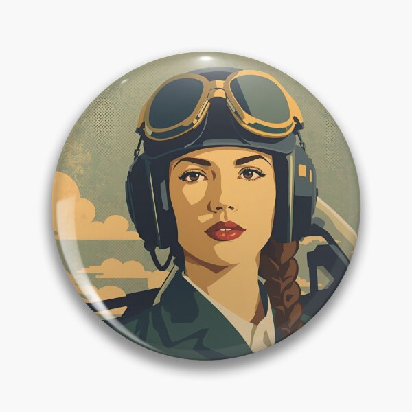 Artikelvorschau, Vintage Pilotin entworfen und verkauft von Vintage City.