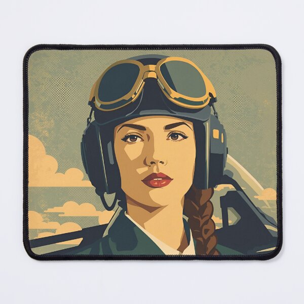 Item preview, Vintage female pilot designed and sold by Vintage City.