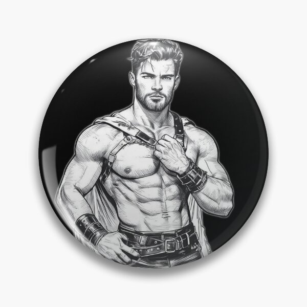 Item preview, Gay Gods - Leather Hero Worship Pride Berlin Graphic Design designed and sold by ItsAKinkThing.