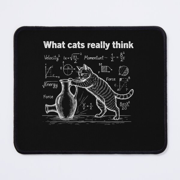 Item preview, What Cats Really Think Funny Science T-Shirt designed and sold by TinaMDedrick.