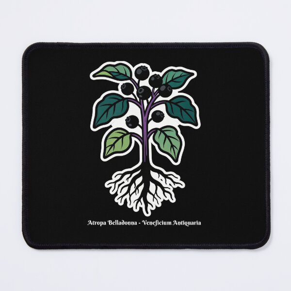 Item preview, Deadly Nightshade Sticker | Atropa Belladonna Neo-Contour Decal for Laptop designed and sold by JACI'S STORE.